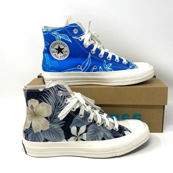 Converse Shoes - CONVERSE 170667C-BGy Women's X BEYOND CTAS HI 70 Retro Blue Grey Canvas Sneakers